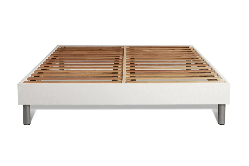 Ensemble Matelas Sommier 180x200 cm - Sommier Blanc (en kit) - Form