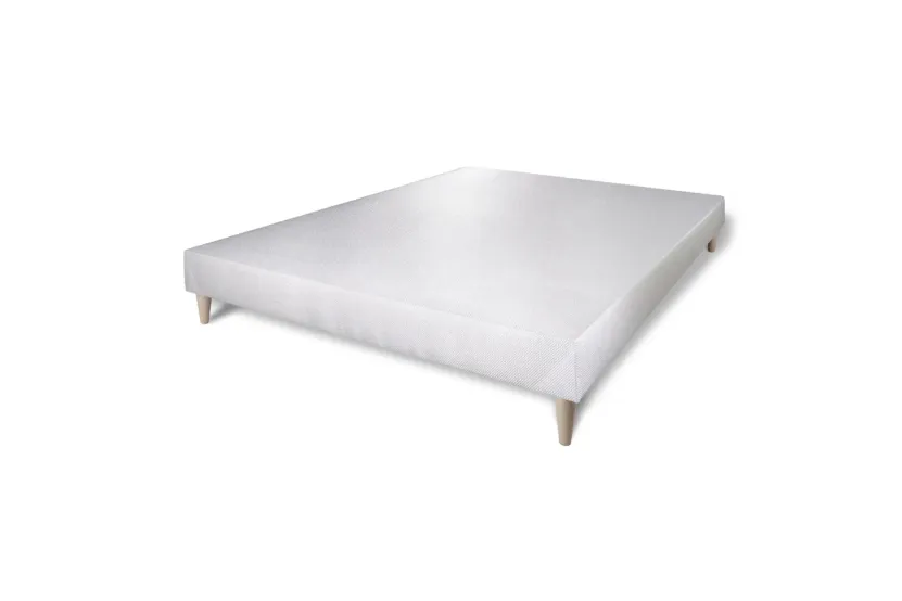 Ensemble Matelas Sommier 160x200 cm - Sommier Blanc (déjà monté) - Energy