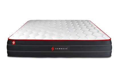 Matelas 140x190 cm Ressorts ensachés et Mémoire de forme - Boost