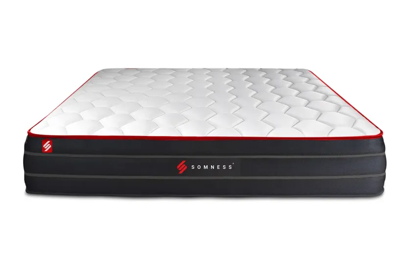 Matelas 140x190 cm Ressorts ensachés et Mémoire de forme - Boost
