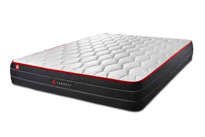 Matelas 140x190 cm Ressorts ensachés et Mémoire de forme - Boost