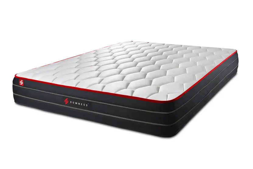 Matelas 140x190 cm Ressorts ensachés et Mémoire de forme - Boost