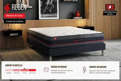 Matelas 140x200 cm Mémoire de forme - Regen